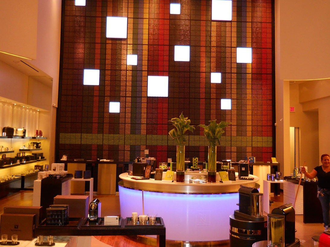 retail fixtures nespresso